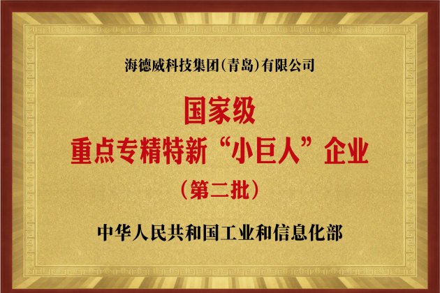 國家級重點專精特新“小巨人”企業(yè)